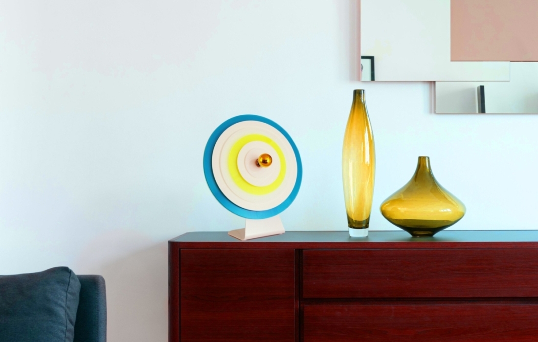 Lampe AURA BLUE CITRUS table by TILT Limited Editions